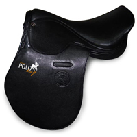 black leather saddle